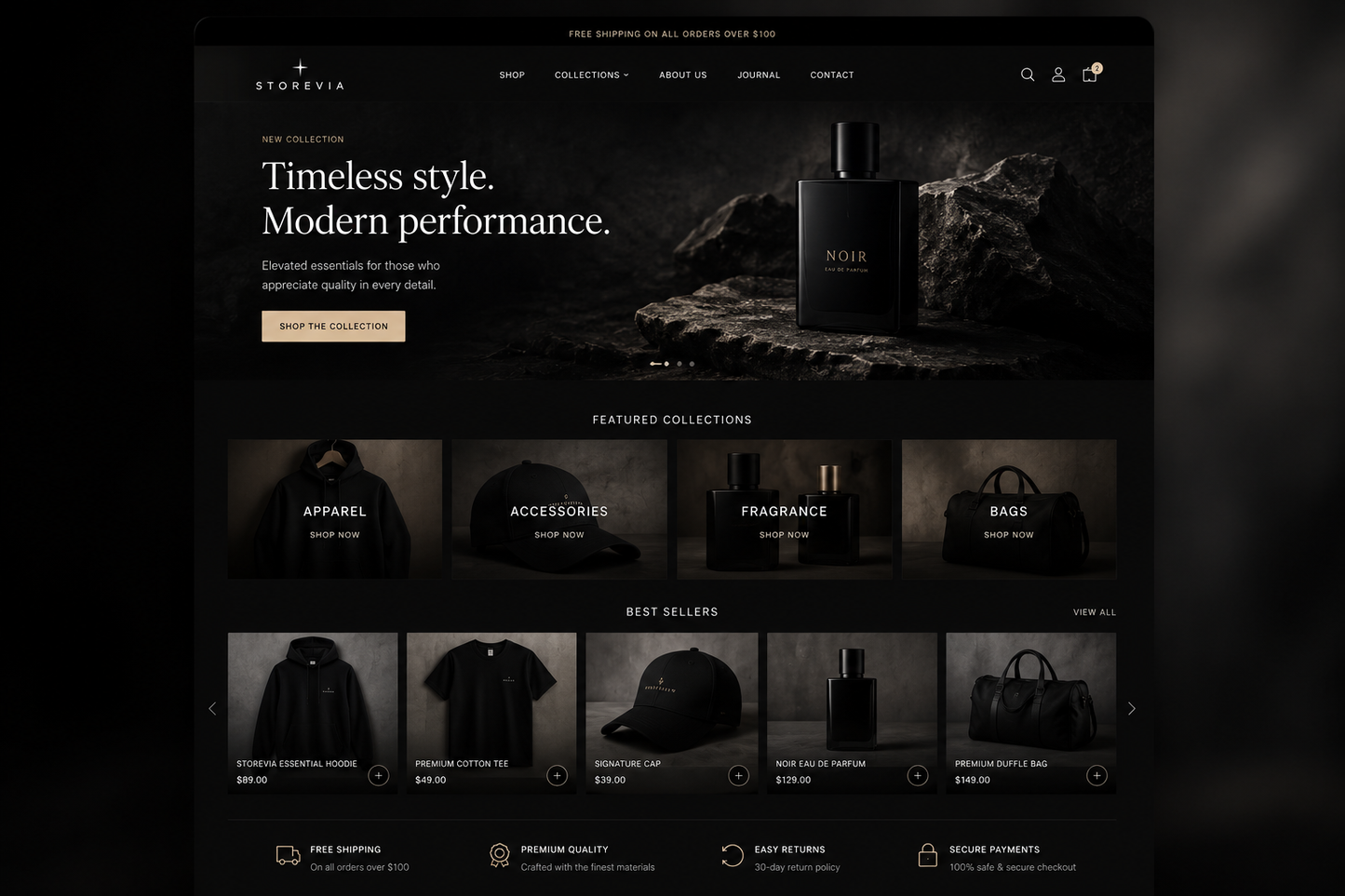 Premium Shopify Store – Gold Package