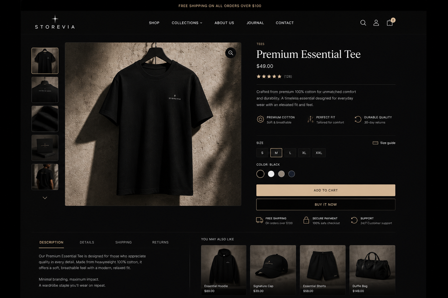 Premium Shopify Store – Gold Package