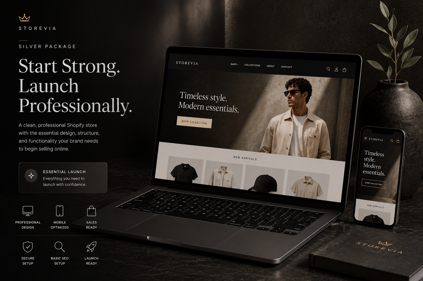 Professional Shopify Store – Silver Package