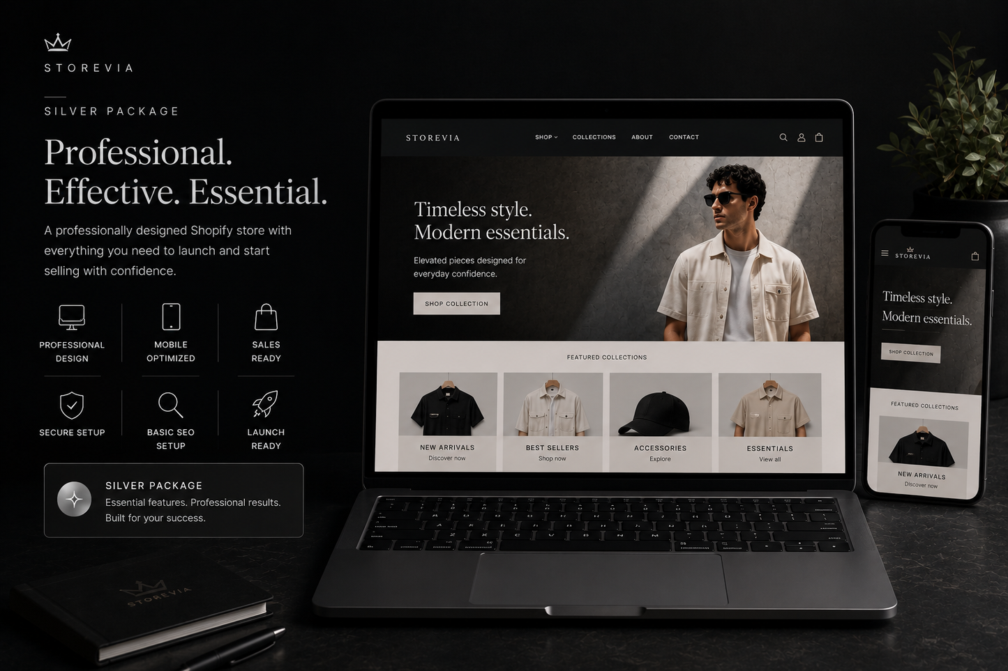 Professional Shopify Store – Silver Package