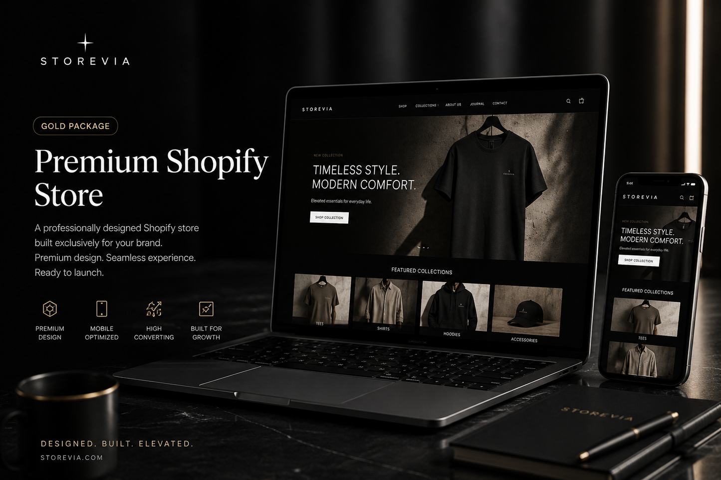 Premium Shopify Store – Gold Package